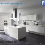Cucina bianca lucida con gola promozione Sicilia Messina